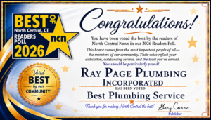 Ray Page Plumbing Named Best Plumbing Service in North Central Connecticut for 2026 image